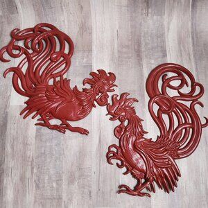 Vermay Fighting Roosters wall Art